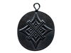 Oxidized  Bronze Artisan Tag