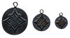 Oxidized  Bronze Artisan Tag